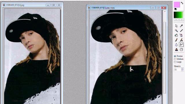 Remove Tom Kaulitz's Lip Peircing