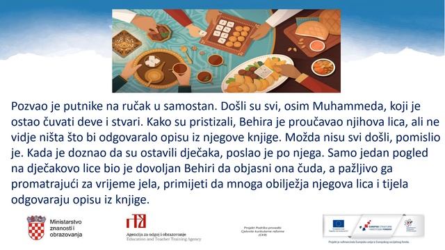 Islamski vjeronauk, 3. r. OŠ - Prvo trgovačko putovanje i znakovi poslanstva