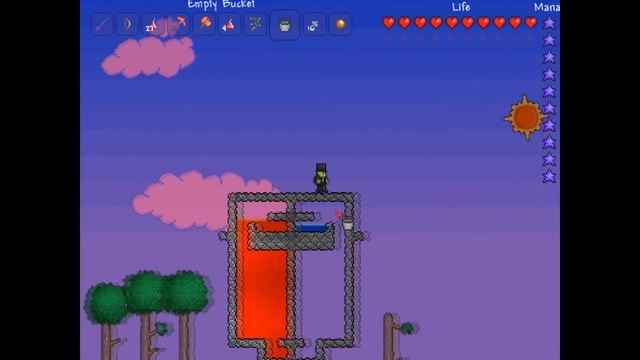 Terraria - Obsidian generator showcase