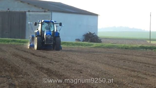 NEW HOLLAND TS 100 & LEMKEN Zirkon 300 & LEMKEN EuroDrill 300