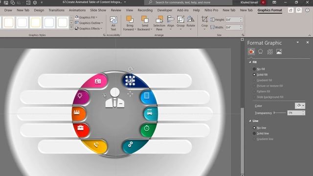 67.how to Create Animated Table of Contents Infographic 10 Steps