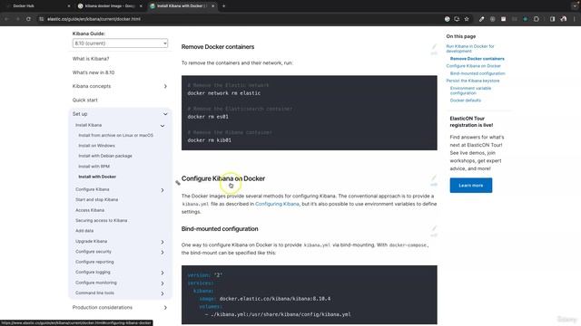 25 - Kibana service
