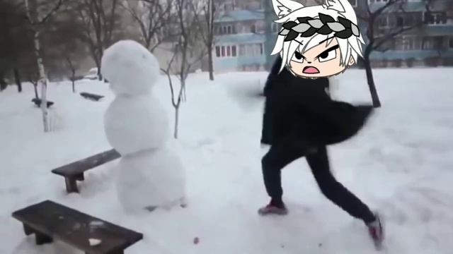 Как отбиздить снеговика |туториал|🌚👌🏻