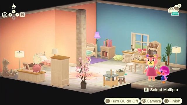 A Girly Get-Together for Ursula & Miranda | ACNH Speed Build | Animal Crossing New Horizons HHP