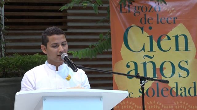 Daniel Piraquive en El Gozo de leer Cien años de soledad