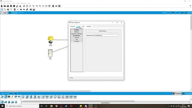 Setting IoT di Cisco Packet Tracer