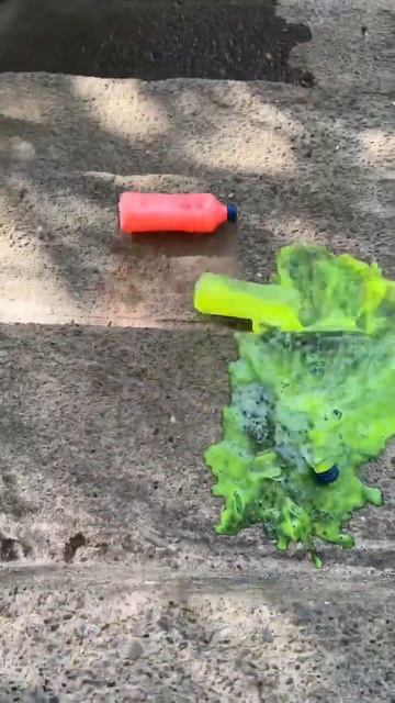 Grinding of liquid and various products! Breaking glass bottles and containers #shorts #asmr