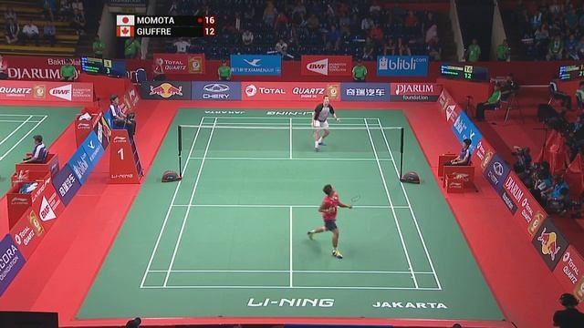 TOTAL BWF World Championships 2015 | Badminton Day 3 R32 M11-WS | Mom vs Giu