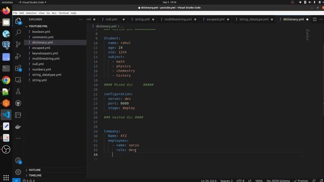 Datatype Dictionaries-02 | Tutorial for Beginners: Learn YAML in-depth for DevOps-13