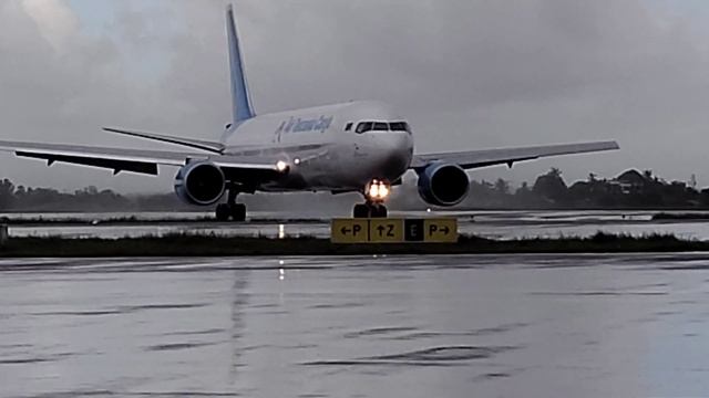 Witness Air Tanzania New Boeing 767-300 Cargo Plane,Landing at Dar es salaam For The First Time