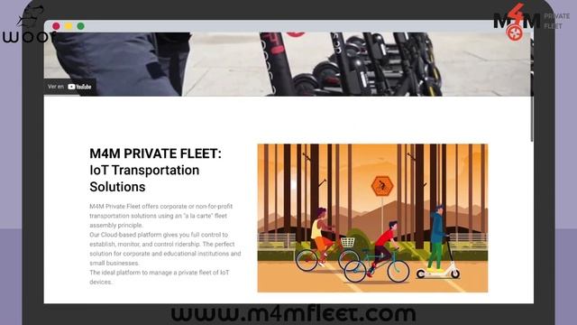 Start your Kick Scooter Fleet with M4M Private Fleet Platform and Woof IoT