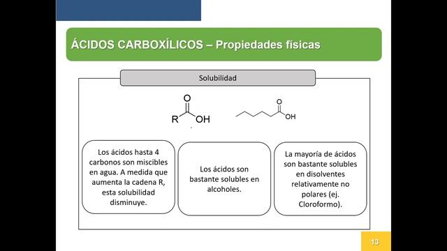 010 QUIMICA ORGANICA 2 Ácidos carboxílicos #1