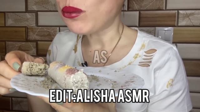 Shortbread cookies/Песочное рыхлое печенье #мелоежка #мел #хруст #песочноепеченье #clay #chalk #asm