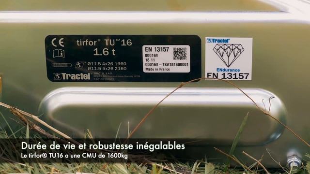 Tirfor TU16 Demonstration Video FR