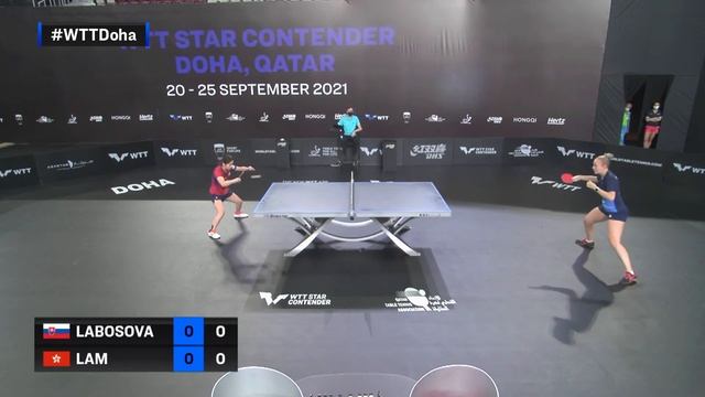 LABOSOVA Ema vs LAM Yee Lok | WTT Star Contender Doha 2021 | WS | QUAl