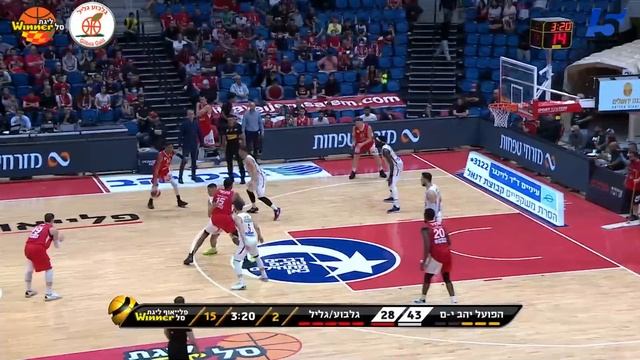 Jehyve Floyd Points in Hapoel Jerusalem vs. Hapoel Galil-Gilboa