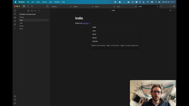 Obsidian Tutorial - Linking Notes (7/24)