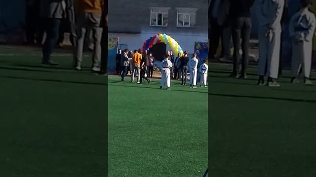 Открытие школьного стадиона Часть 2