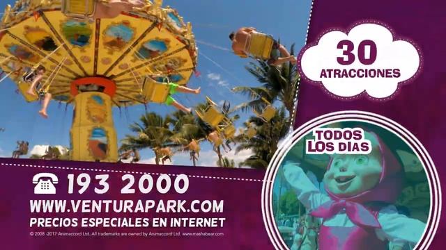 Masha y El Oso en Ventura Park Cancún