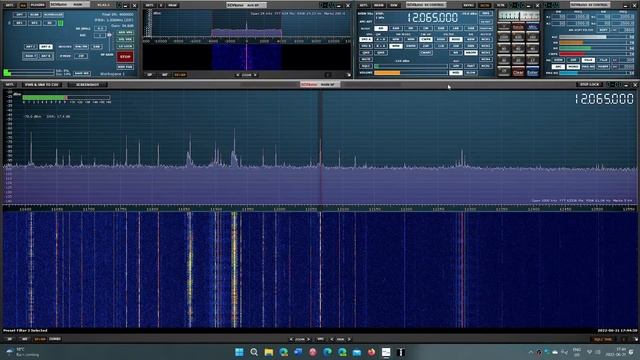 BBC Mid Winter Antarctic broadcast received 12065 kHz Shortwave from Wooferton UK