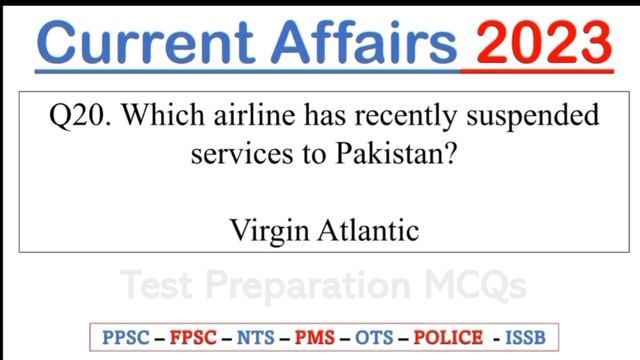 International Current Affairs of 2023 || top current affairs questions || current affairs 2023 ||