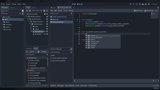 022 Creating the Victory Screen