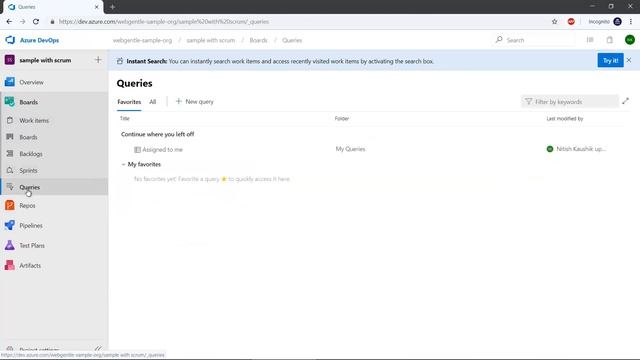 (#17) Query in Azure DevOps  | Azure devops tutorial for beginners