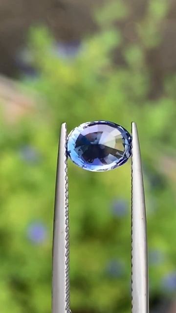 Royal blue sapphire, heated, oval cut Gemstones for unique rings, and jewelry.