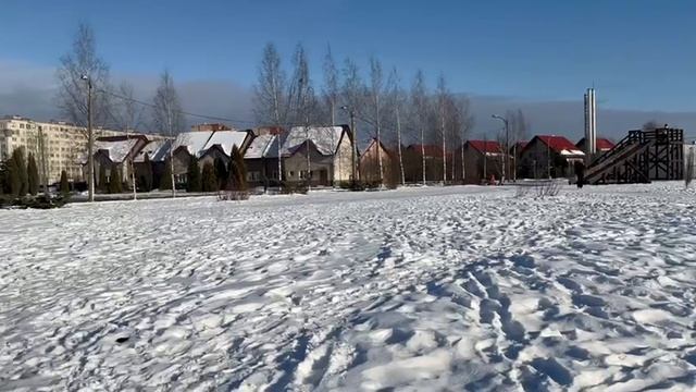 Солнце, снег и прекрасная прогулка