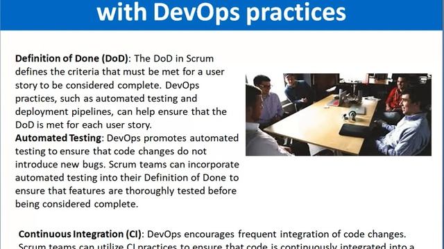 How Scrum can work in conjunction with DevOps practices