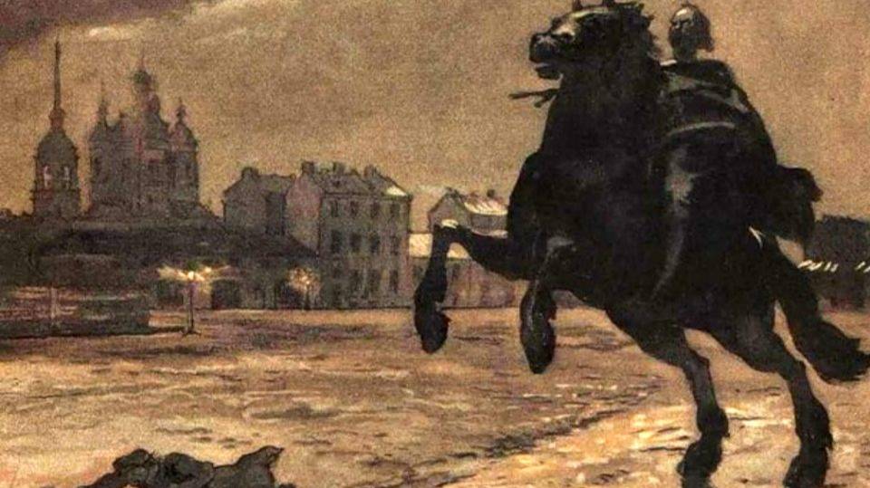 А.С. Пушкин, "Медный Всадник" - ВидеоПОЭМА с субтитрами