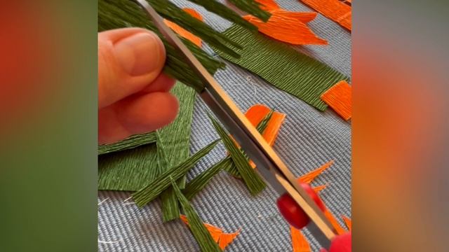 Букет из гофрированной бумаги#немного сноровки и фантазия#💐💐💐