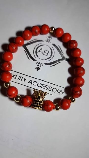 AB Red Agate Bracelet
