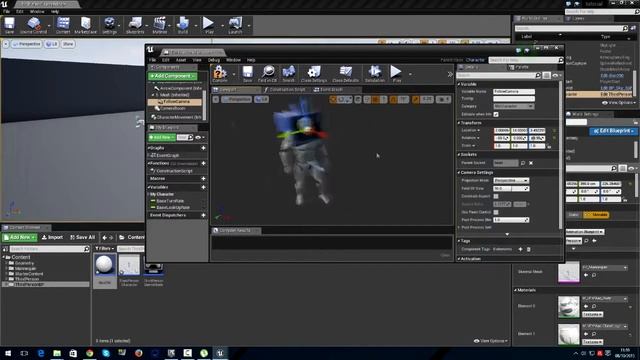 Unreal Engine 4.9.2 - How to create a first person camera - Tutorial
