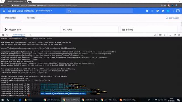 10  How to create VM, persistent disk through CLI and attach in GCP