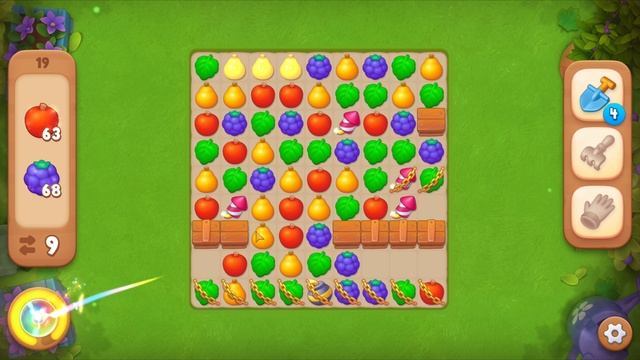 Gardenscapes Level 19 ПРАВИЛЬНОЕ Прохождение + ПРОкачка сада