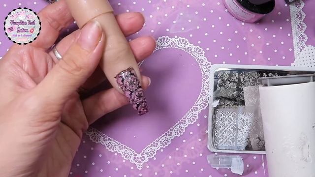 Charlie’s nail art advent calendar day 8/ how to/ apply rhinestones on to gel polish/ stamping nail