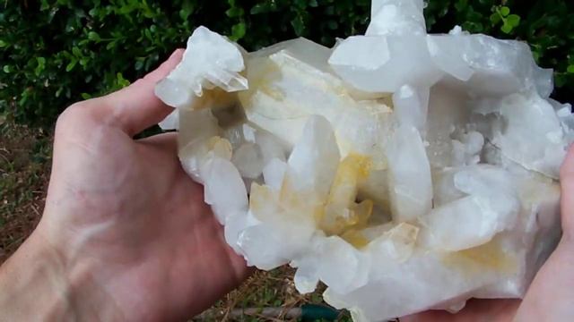 Arkansas Mineral - Golden Healer Quartz Crystal Cluster