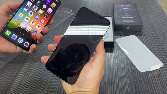 iPhone 12 Pro Max Azul vs 12 Pro Max Grafite! Qual é o mais bonito? Unboxing.