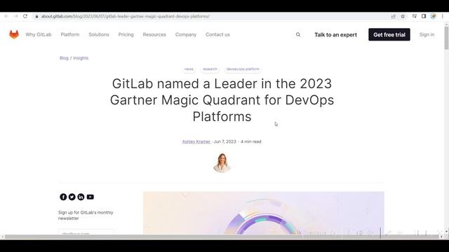 #GitLab named a Leader in the 2023 Gartner Magic Quadrant for DevOps | Login www.teluguITfactory.co