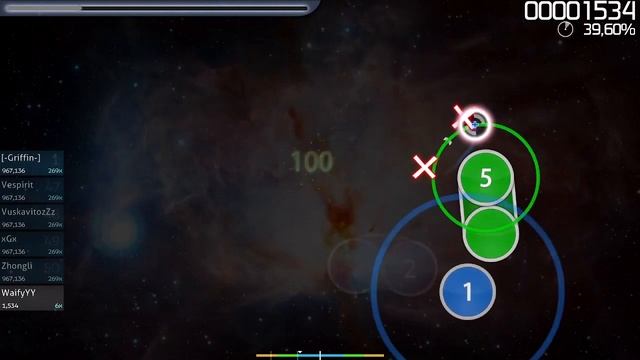 Играю в осу первый раз