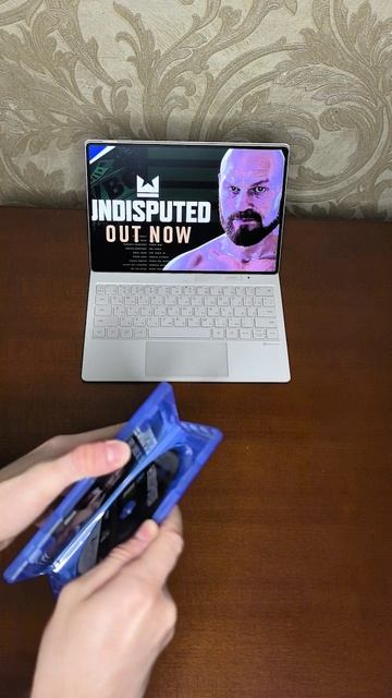 Распаковка Undisputed! unpacking disk Undisputed game