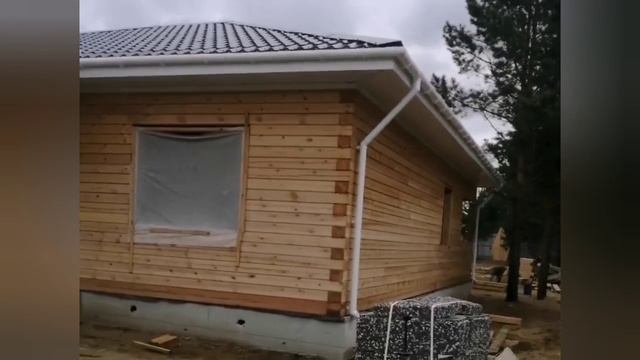 Стройка. Дом из профилированного бруса