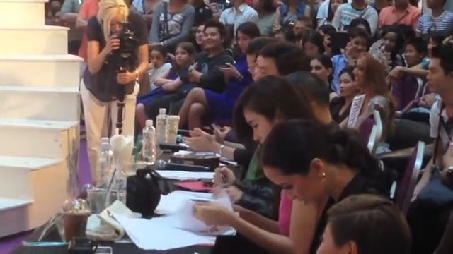 Miss Tiffany's Universe 2014. Ladyboy jury contest intro. With newhalf ปอย ตรีชฎา Nong Poy, MTU 200