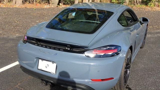 2018 718 Cayman S- Graphite Blue Metallic (Stock # - JK278682)