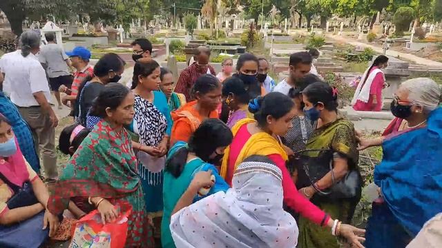 Interment of Arabinda Francis Bor
