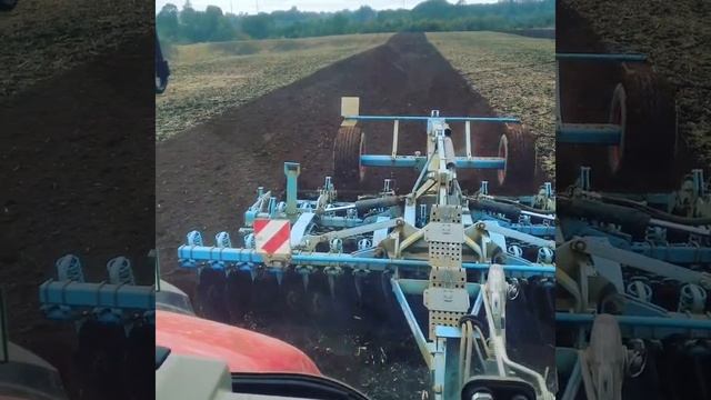 massey ferguson 8737s + rubin 4 lemken