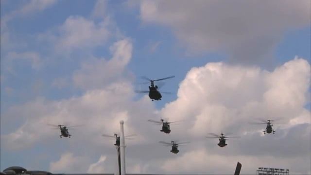 Royal Air Force Hand Over Merlin To Royal Navy