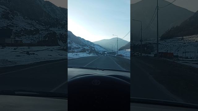 Дорога с Горно-Алтайска село Акбом