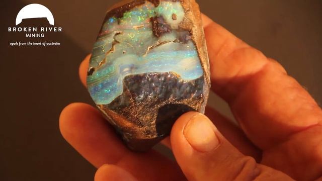 Amazing opal specimens: Picture stones from Broken River Mining